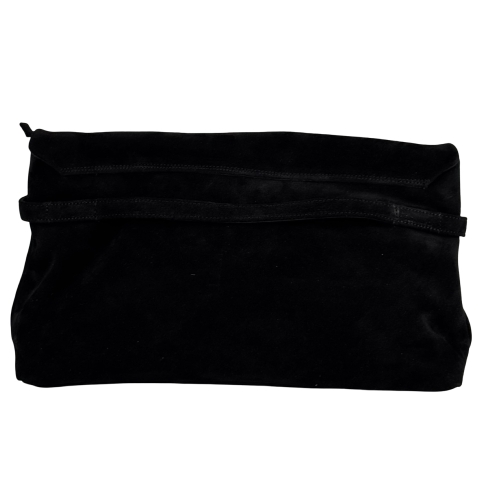 Сумка-конверт женская замшевая Vittorio Safino VSL 188 черная