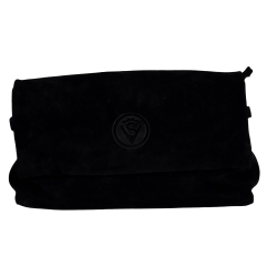 Сумка-конверт женская замшевая Vittorio Safino VSL 188 черная