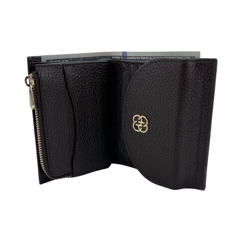 Кошелек женский кожаный Tony Bellucci 869-286 темно-коричневый