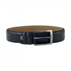 Ремень мужской кожаный Bond Non 17000 125 см черный