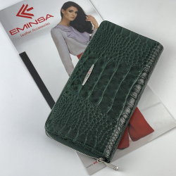 Гаманець жіночий шкіряний Eminsa 2151 15-16 темно-зелений