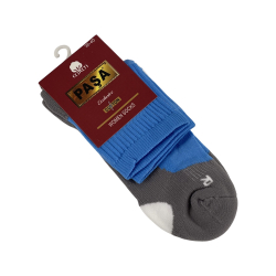 ​Шкарпетки жіночі Pasa Exclusive Cotton 015 біло-сіро-блакитні Size 36-40