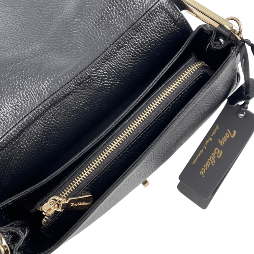 Сумка жіноча шкіряна Tony Bellucci 0769-281 чорна