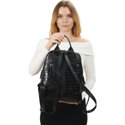 Рюкзак жіночий шкіряний Tony Bellucci 0061-356 чорний