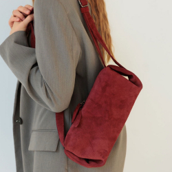 Сумка жіноча замшева WeLassie K69957 Мей марсала