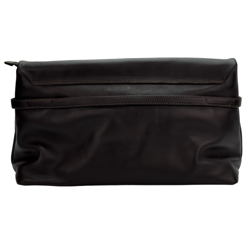 Сумка-конверт женская кожаная Vittorio Safino VSL 188 темно-коричневая