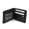 Кошелек мужской кожаный гладкий Bond 502-1 черный