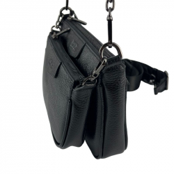 Сумка жіноча шкіряна Bond Non 0357-281 чорна