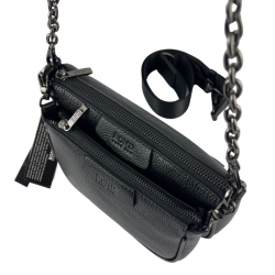 Сумка жіноча шкіряна Bond Non 0357-281 чорна