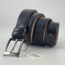 Ремень мужской кожаный Bond Non 17000 130 см черный