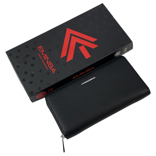 Клатч мужской кожаный Eminsa 2156 18-1 черный