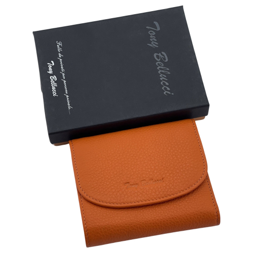 Гаманець жіночий шкіряний Tony Bellucci T821-1268 помаранчевий