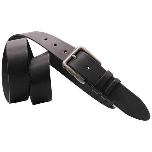 Ремень мужской кожаный Кремень 06.40.00.20 140 см черный