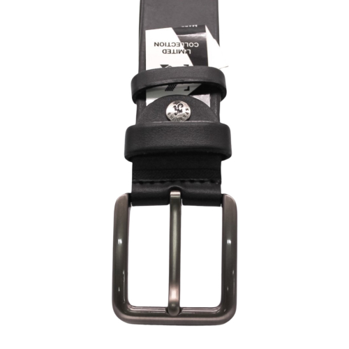 Ремень мужской кожаный Кремень 06.40.00.20 140 см черный