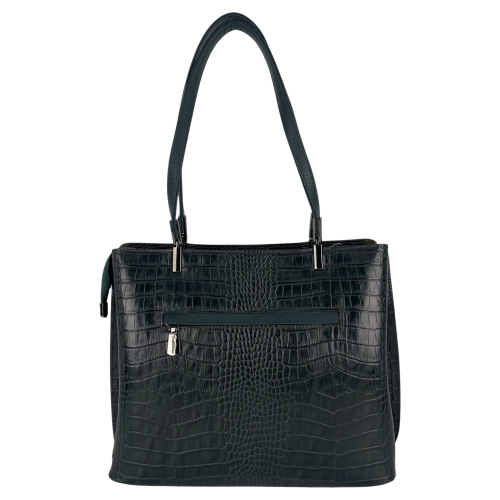 Сумка жіноча шкіряна Tony Bellucci 0283-360 темно-зелена