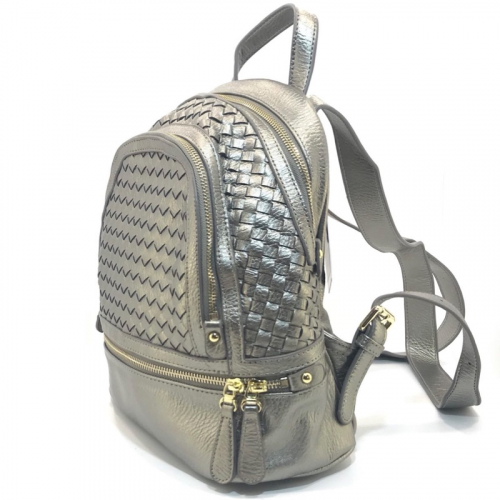 Жіночий рюкзак Queen Elizabeth 74926 сріблястий