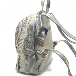 Жіночий рюкзак Queen Elizabeth 74926 сріблястий