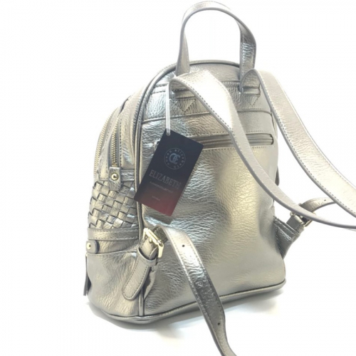 Жіночий рюкзак Queen Elizabeth 74926 сріблястий