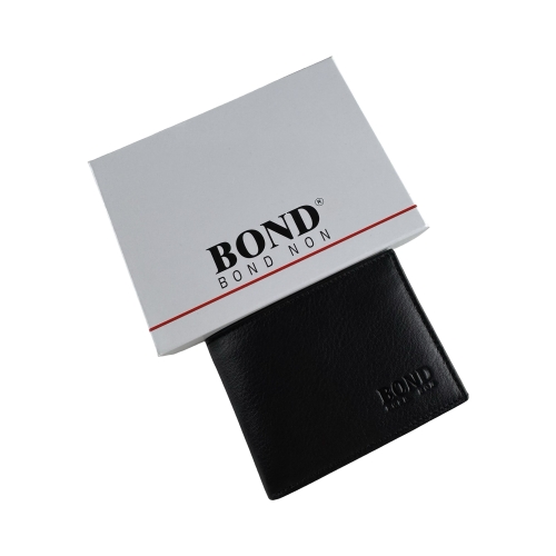 Гаманець чоловічий шкіряний Bond Non 573-1 чорний