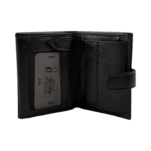 Кошелек мужской кожаный Bond Non 527-281 черый