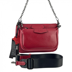 ​Сумка жіноча шкіряна Bond Non 0357-282 червона