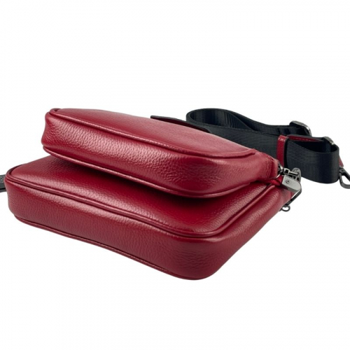 Сумка женская кожаная Bond Non 0357-282 красная