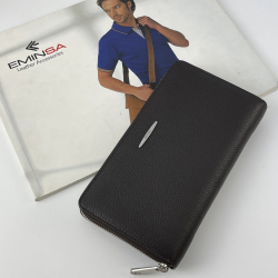 Клатч мужской кожаный Eminsa 2156 18-3 темно-коричневый