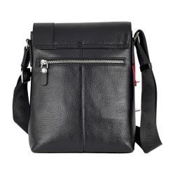 Сумка чоловіча шкіряна Eminsa 6044 37-1 чорна