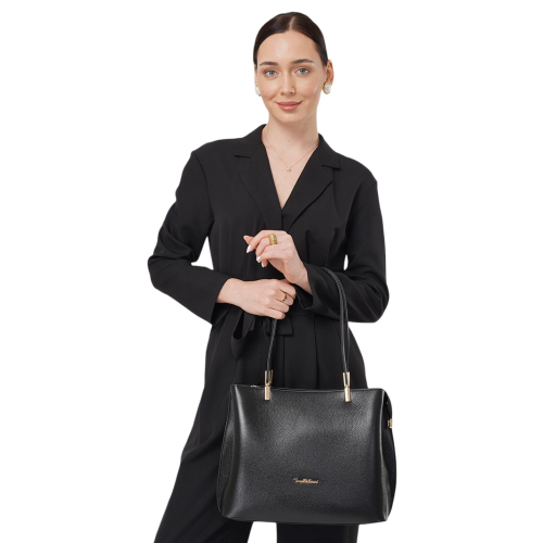 Сумка женская кожаная Tony Bellucci 0283-281 черная