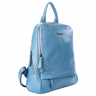 Рюкзак жіночий шкіряний Tony Bellucci 0061-215 блакитний