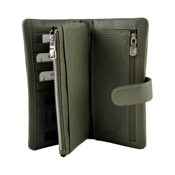 Кошелек женский кожаный Karya 1135-084 хаки