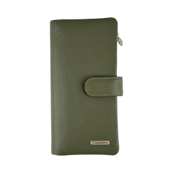 Кошелек женский кожаный Karya 1135-084 хаки