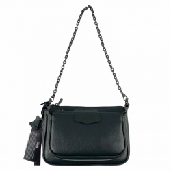 ​Сумка жіноча шкіряна Bond Non 0357-1005 темно-зелена