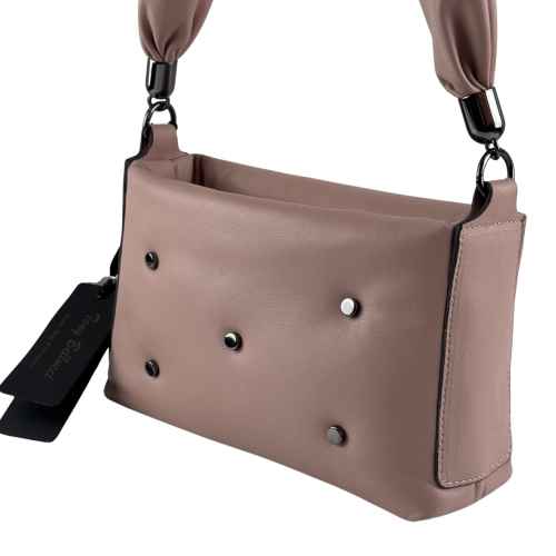 Сумка жіноча шкіряна Tony Bellucci 0558-2014 пудрова