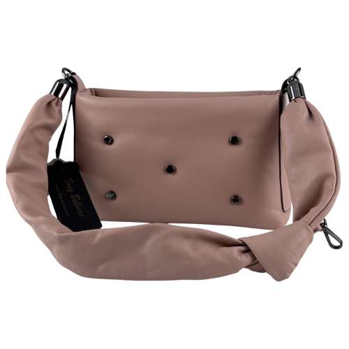 Сумка жіноча шкіряна Tony Bellucci 0558-2014 пудрова