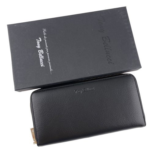 Гаманець жіночий шкіряний Tony Bellucci T900-1 чорний