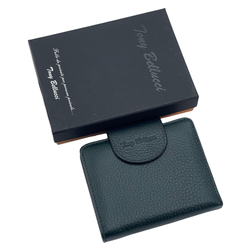 Гаманець жіночий шкіряний Tony Bellucci T892-1005 темно-зелений