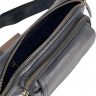 Сумка крос боді чоловіча шкіряна The Bond 1403-1 чорна