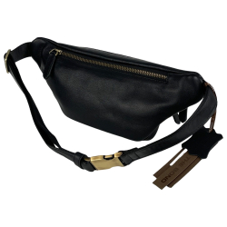 Сумка крос боді чоловіча шкіряна The Bond 1403-1 чорна