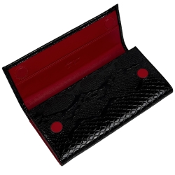 Кошелек женский кожаный лакированный Karya 1071-013 черный