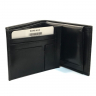 Кошелек мужской кожаный гладкий Bond 540-1 черный