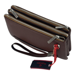 Клатч чоловічий шкіряний Eminsa 5095 18-4 світло-коричневий