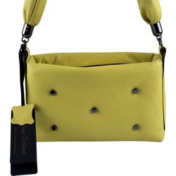 ​Сумка жіноча шкіряна Tony Bellucci 0558-2025 лимонна