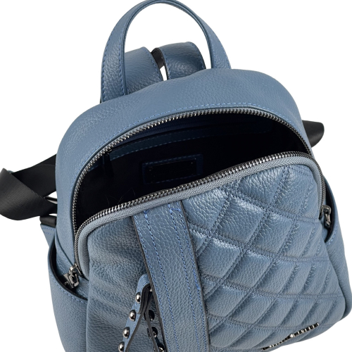 Рюкзак жіночий шкіряний Tony Bellucci 0622-215 блакитний