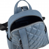 Рюкзак жіночий шкіряний Tony Bellucci 0622-215 блакитний