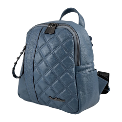 Рюкзак жіночий шкіряний Tony Bellucci 0622-215 блакитний