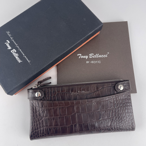 Гаманець жіночий шкіряний Tony Bellucci T800-355 темно-коричневий