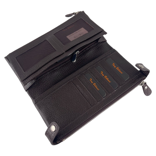 Гаманець жіночий шкіряний Tony Bellucci T800-355 темно-коричневий