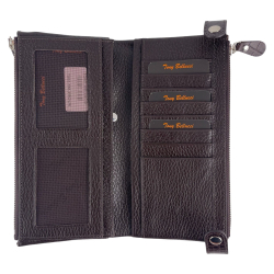 Гаманець жіночий шкіряний Tony Bellucci T800-355 темно-коричневий