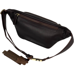 Сумка крос боді чоловіча шкіряна The Bond 1403-4 темно-коричнева